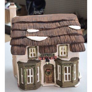 Dept 56 Cottage Toy Shop 65072 Heritage Dickens Village 1986-Box & Light